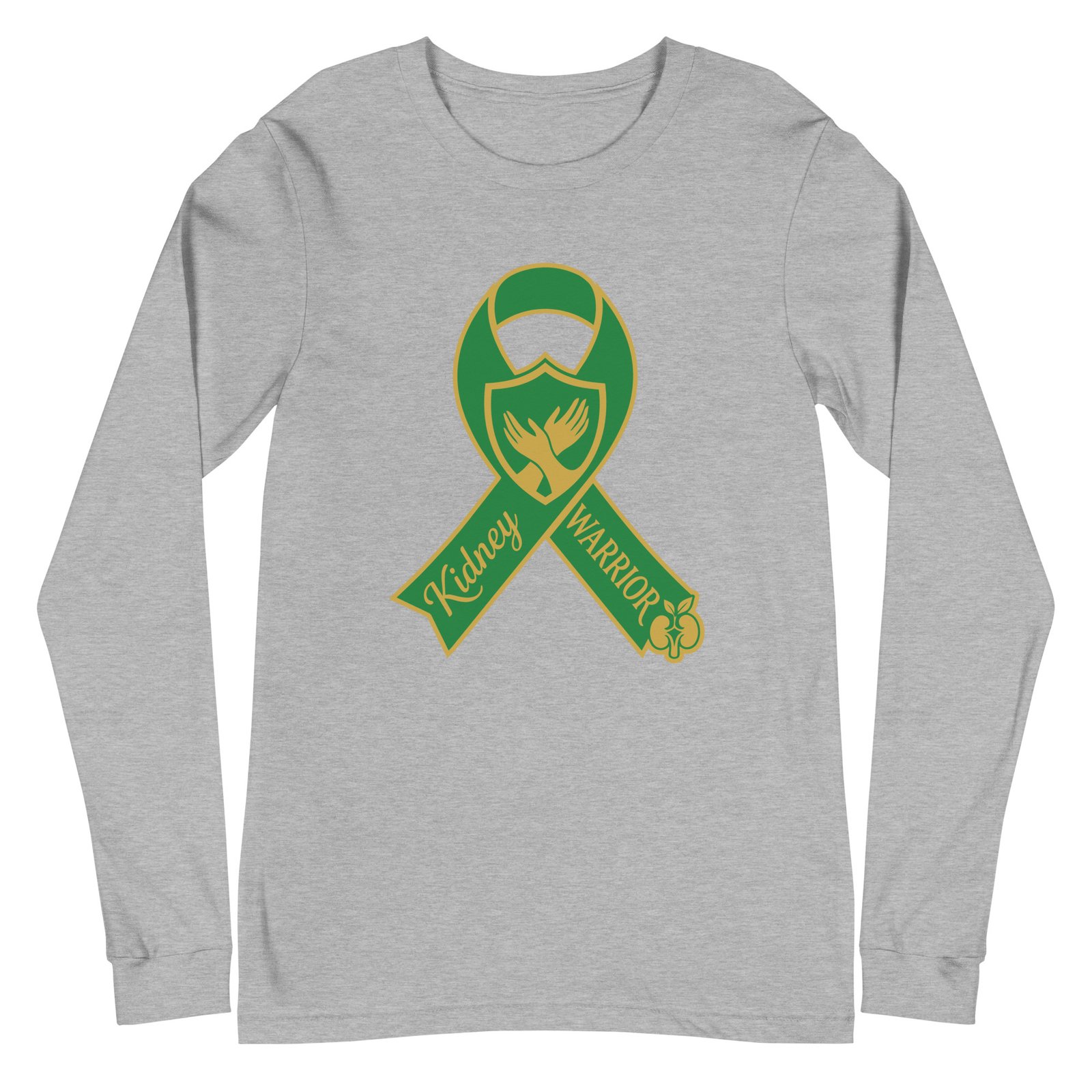 Kidney Warrior Ribbon Long Sleeve Tee - Image 17