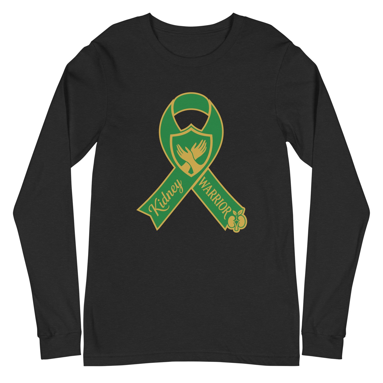 Kidney Warrior Ribbon Long Sleeve Tee