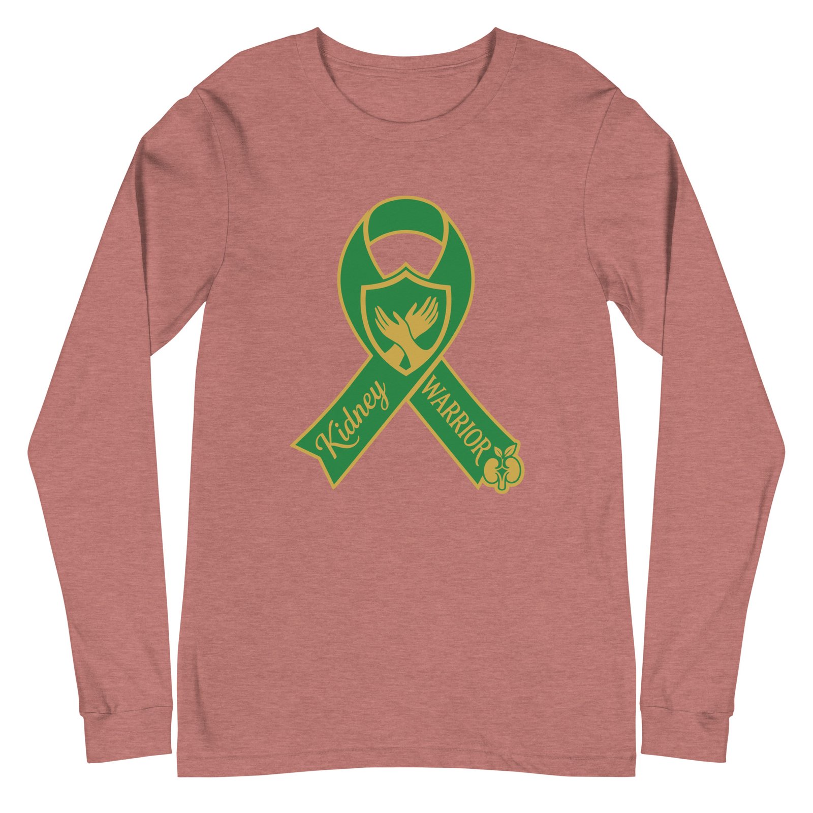 Kidney Warrior Ribbon Long Sleeve Tee - Image 15