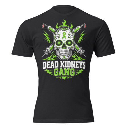 DEAD KIDNEYS GANG Fitted T-Shirt - Next Level 6210